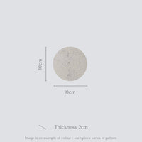 Georgian Bluffs Round Coaster Set