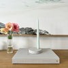 Airy Concrete Round Single Candle Holder + Candle