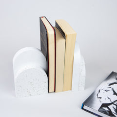 Nougat White Arch Bookend Set