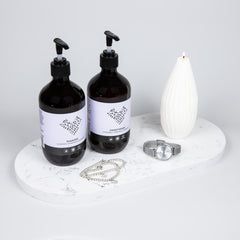 White Attica Double Arch Tray